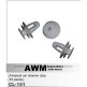 Универсальные дверные клипсы AWM CL-151 (10шт) - Универсальные дверные клипсы AWM CL-151 (10шт)