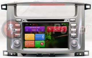 Штатная магнитола Toyota Land Cruiser 100 на Android 4.4.2 RedPower 21183