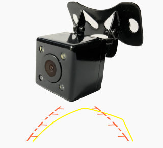 Камера с активной разметкой заднего вида Prime-X N-004