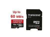 Карта памяти Transcend MicroSDHC 16GB Class 10 + SD-adapter(Premium)