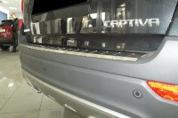 Накладка на бампер с загибом для Chevrolet Captiva II 2012+ (DOUBLE) BGT