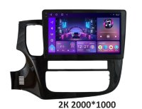 Штатний головний пристрій Soundbox S-8126  для Mitsubishi Outlander 2013+ з CarPlay та 4G модемом S4 2K-8126+360