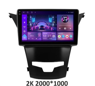 Штатна магнітола Soundbox S-4431 з CarPlay та 4G модемом для Ssangyong Korando 2013-2017 S4 2K-4431