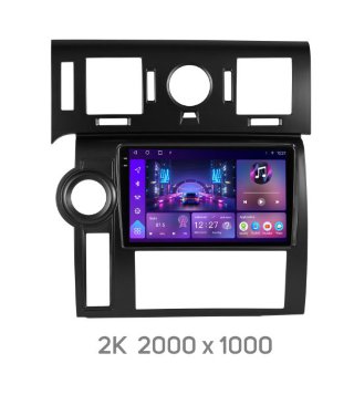 Штатна магнітола Soundbox S-1096   9" з CarPlay та 4G  модемом для автомобіля Hummer H2  E85 2007-2009 S4 2K-1096