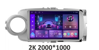 Штатна магнітола Soundbox S-3591 для Toyota Yaris 20012-2016 з CarPlay та 4G S8 2K-3591