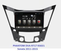 Штатная магнитола для Hyundai Sonata 2011-2015 Phantom DVA-9717 K5021