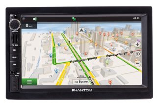 Мультимедийное устройство с GPS навигацией PHANTOM DVX-721G