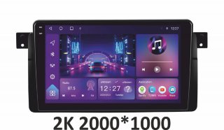 Штатна магнітола Soundbox S-8633 з CarPlay та 4G модем для BMW E46 3 Series 1999-2005 S4 2K-8633+360