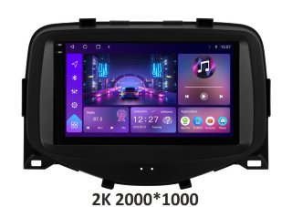 Штатна магнітола Soundbox S-1326 з Carplay та 4G модемом для Toyota Aygo 2013-2018 S4 2K-1326+360