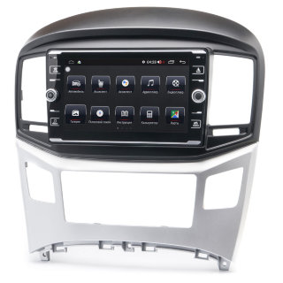 Штатная Андроид-магнитола Prime-X 22-604/8K (4+64, 4G)  HYUNDAI H-1 2015-2020 Silver