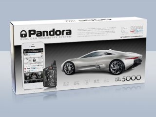 Pandora DXL 5000 NEW + сирена и  модуль стеклоподъемников
