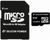 Карта памяти Silicon Power microSDHC 8 Гб class 10