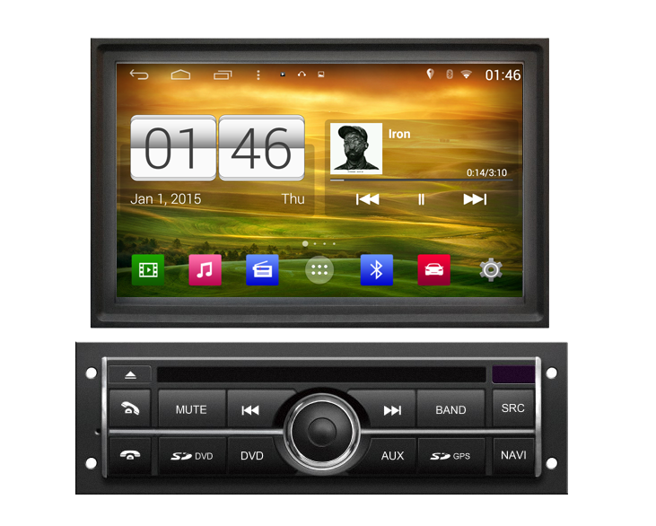 Android-магнитола Winca M094 на платформе S160 на Mitsubishi Pajero Sport и L200: официальное (студийное) фото