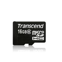 Карта памяти Transcend MicroSDHC 16GB Class 6