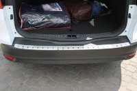 Накладка на бампер с загибом для Ford Focus III Combi 2011+ (DOUBLE) BGT
