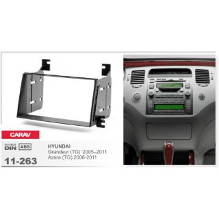 Переходная рамка CARAV 11-263 на HYUNDAI Grandeur (TG) '2005–2011, Aze...