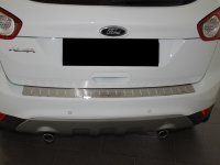 Накладка на бампер с загибом для Ford Kuga I 2008-2013 (DOUBLE) BGT