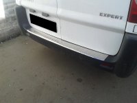 Накладка на бампер с загибом для Peugeot Expert II 2007+, Citroen Jumpy II 2007+, Fiat Scudo II 2007+ (DOUBLE) BGT