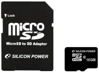Карта памяти Silicon Power microSDHC 16 Гб class 10