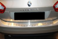 Накладка на бампер с загибом для Renault Fluence 2010+ (DOUBLE) BGT