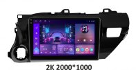 Штатна магнітола S-3020 з CarPlay та 4G модемом Toyota Hilux 2015-20202 S4 2K-3020+360