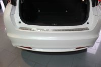 Накладка на бампер с загибом для Honda Civic 5D 2012+ (DOUBLE) BGT