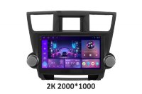 Штатна магнітола Soundbox S-8118  з CarPlay та 4G модемом для Toyota Highlander 2007-2014 S4 2K-8118