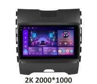 Штатна магнітола Soundbox S-9234 з CarPlay та 4G модемом для Ford Edge 2015 S4 2K-9234+360