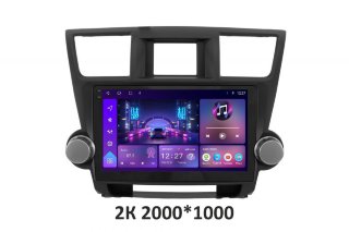 Штатна магнітола Soundbox S-8118  з CarPlay та 4G модемом для Toyota Highlander 2007-2014 S4 2K-8118+360
