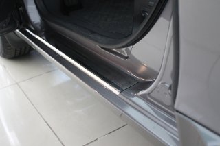 Накладки на пороги Renault Fluence 2010+ BGT