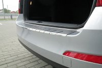 Накладка на бампер с загибом для Skoda Octavia III A7 Combi 2013+ (DOUBLE) BGT