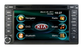 Штатная магнитола Synteco (Road Rover) SRTi на Kia Sorento 2007–2008, Cerato 2 06–08, Sportage 2 05–09, Carnival 2