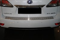 Накладка на бампер с загибом для Lexus RX 2009+ (DOUBLE) BGT