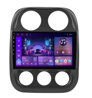 Штатна магнітола  4+64GB  Soundbox S-9237 для Jeep Compass 15-17 /Patriot 09-16 з CarPlay та Android Auto S4-9237+360