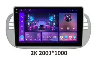 Штатна магнітола Soundbox S-1248 зCarPlay та  4G модемом для автомобіля Fiat 500 2007-2014 S8 2K-1248