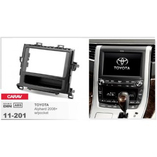 Переходная рамка CARAV 11-201 на TOYOTA Alphard 2008+ w/pocket ...