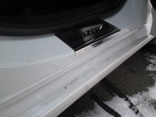 Накладки на пороги Mazda 3 III 2013+ BGT