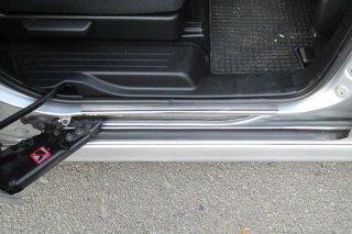Накладки на пороги Mazda 5 I 2005-2010 / Mazda II 5 2010+ BGT