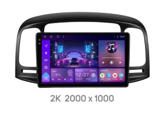 Штатна магнітола Soundbox S-9096 з CarPlay та 4G модемом для Hyundai Accent 2006-2011 S4 2K-9096