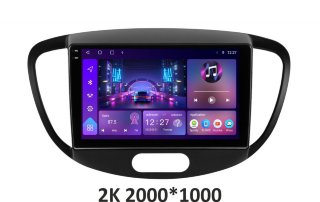 Штатна магнітола Soundbox S-9098 з CarPlay та 4G модемом для Hyundai i10 2008-2013 S4 2K-9098+360