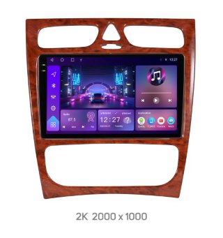 Штатна магнітола Soundbox S-8667 з CarPlay та 4G для Mercedes C class W209/ CLK class C209 2000-2006 S4 2k-8667+360