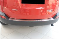 Накладка на бампер с загибом для Toyota Rav4 2013-2016 (DOUBLE) BGT