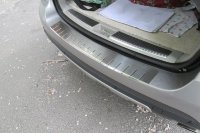 Накладка на бампер с загибом для Mercedes ML W164 2005-2011 (DOUBLE) BGT