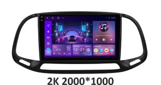 Штатна магнітола Soundbox  S-1241 з CarPlay та 4G модемом  для Fiat Doblo 2015+ S4 2K-1241