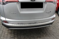 Накладка на бампер с загибом для Toyota Rav4 FL 2016+ (DOUBLE) BGT