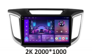 Штатна магнітола  4+64GB  Soundbox S-4213 для Hyundai Creta IX25 з CarPlay та 4G S4 2k-4213