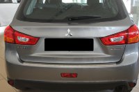 Накладка на бампер с загибом для Mitsubishi ASX FL 2013+ (DOUBLE) BGT