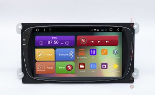 Штатная автомагнитола Ford Mondeo, Focus, Galaxy, C-MAX на Android 6.0.1 RedPower 31003, цвет черный