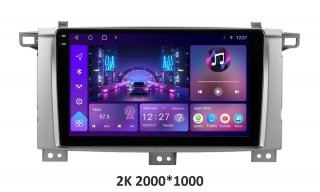 Штатна магнітола Soundox S-9422 для Toyota LC100 2003-2008 з CarPlay та 4G (кондиціонер) S4 2K-9422+360