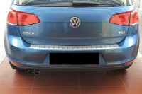 Накладка на бампер с загибом для VW Golf VII 2013+ (DOUBLE) BGT